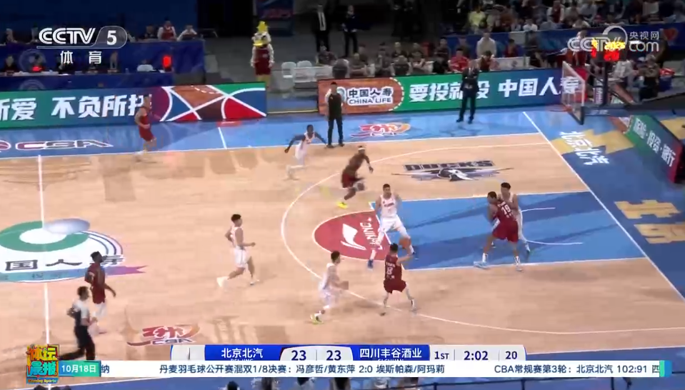 CBA-开季三连胜 曾凡博12分北京6人上双胜四川 CBA-开季三连胜 曾凡博12分北京6人上双胜四川