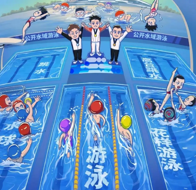 中国游泳 勇于争先
