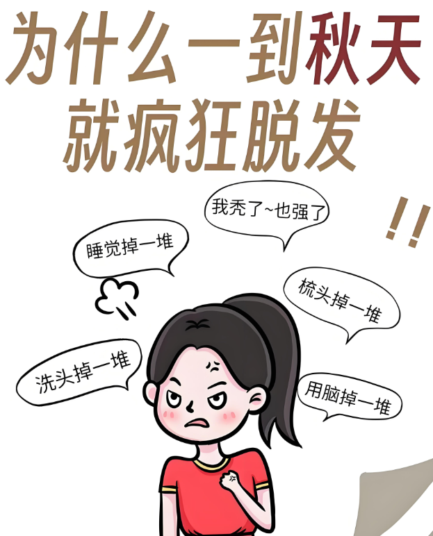 秋季脱发多？内调外养能防治