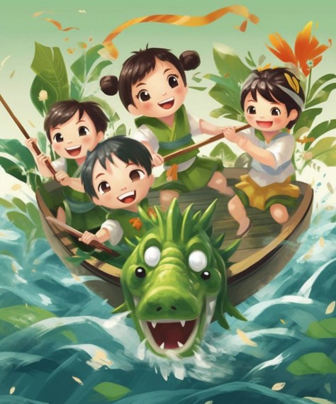 中国男女龙舟队双双夺冠