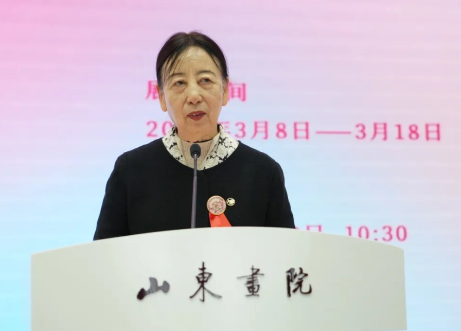 “春暖花开——全国百名女画家作品展”在山东画院开幕 第 3 张 “春暖花开——全国百名女画家作品展”在山东画院开幕 第 3 张