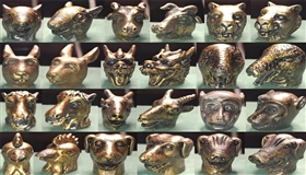 圆明园兽首铜像等78件海外回流文物在河南洛阳展出