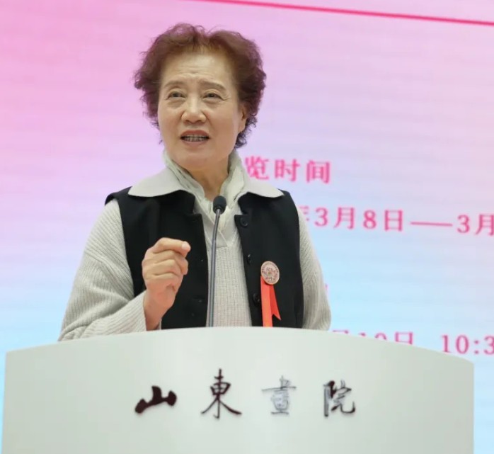 “春暖花开——全国百名女画家作品展”在山东画院开幕 第 6 张 “春暖花开——全国百名女画家作品展”在山东画院开幕 第 6 张