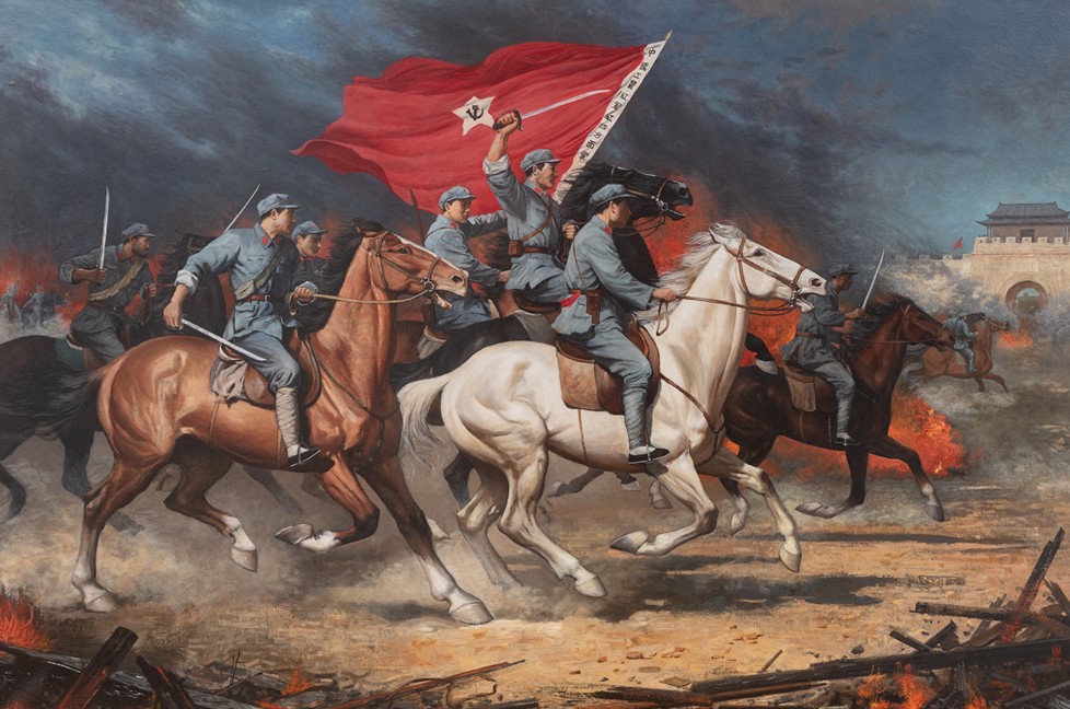 “纪念长征胜利90周年暨长征国家文化公园主题艺术展”在太庙艺术馆开幕 第 13 张 “纪念长征胜利90周年暨长征国家文化公园主题艺术展”在太庙艺术馆开幕 第 13 张