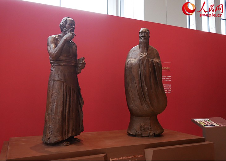 塑痕镌风骨，文心映千秋——吴为山写意雕塑艺术展开幕 第 4 张