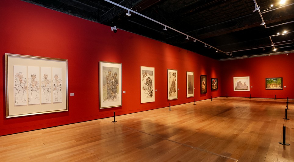 “纪念长征胜利90周年暨长征国家文化公园主题艺术展”在太庙艺术馆开幕 第 8 张 “纪念长征胜利90周年暨长征国家文化公园主题艺术展”在太庙艺术馆开幕 第 8 张